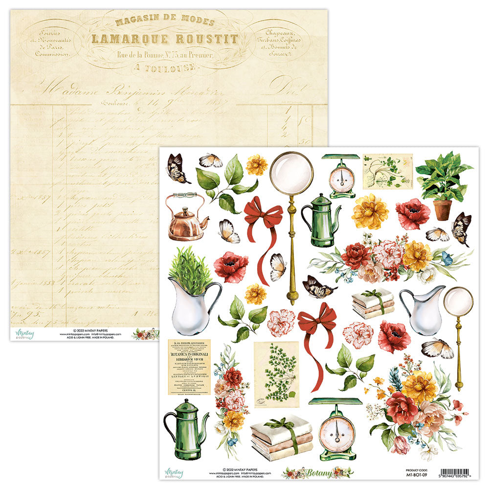 Botany 12x12 Double-Sided Scrapbook Paper | Singles {clearance}