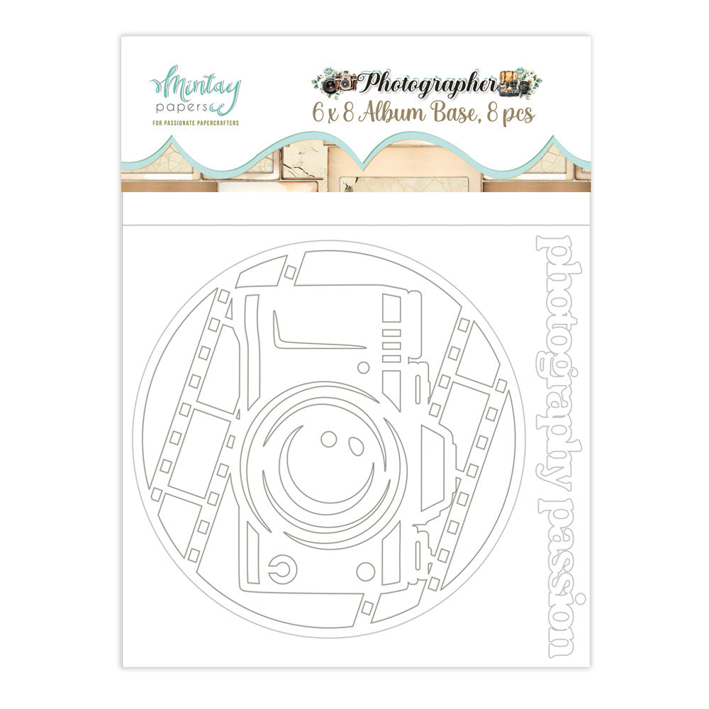 Photographer 6x8 Chipboard Album {clearance}