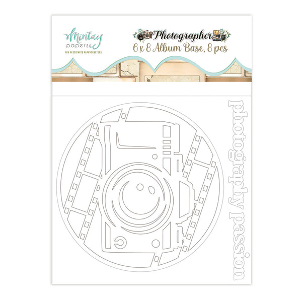 Photographer 6x8 Chipboard Album {clearance}