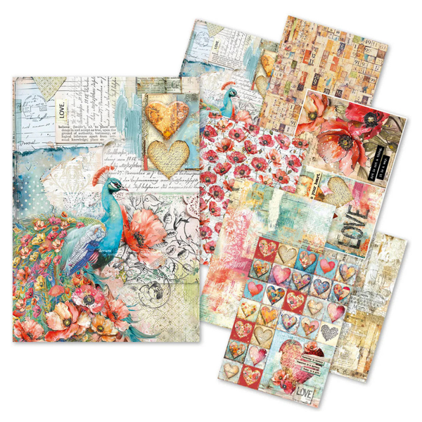 Majestic Dream A5 Mixed 8pk Rice Paper