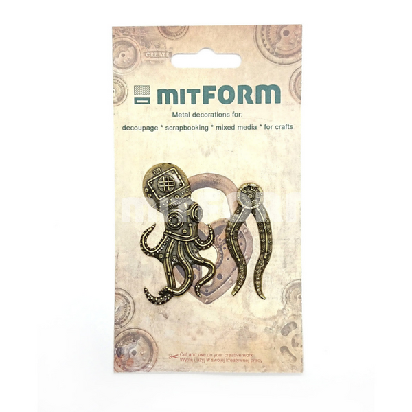 Marine No. 4 Metal Findings | Steampunk Octopus