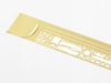 Midori Clip Ruler | Pattern A/Banners {Brass}