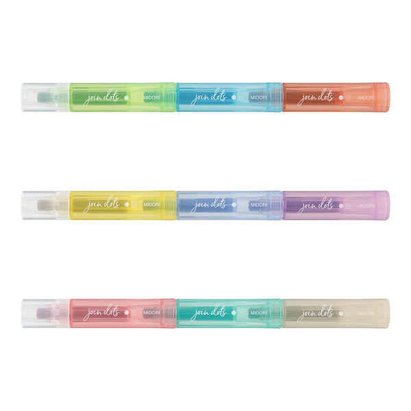 Light Tone 3pk Join Dots Connecting Pens