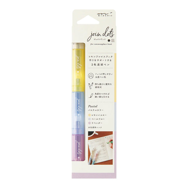 Pastel Join Dots Connecting Pens