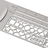 Planner Icons Silver Clip Ruler