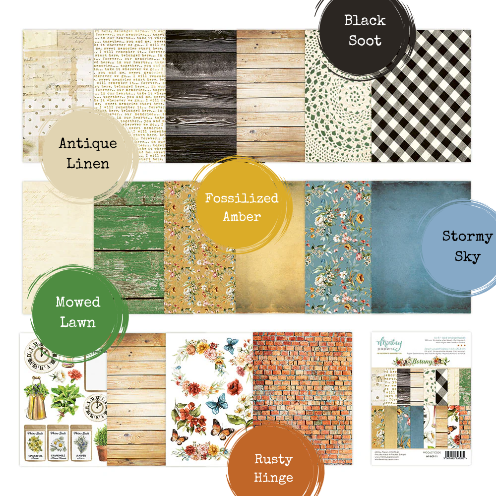 Botany 12x12 Double-Sided Scrapbook Paper | Singles {clearance}