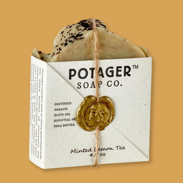 Minted Lemon Tea Bar Soap {Certified Organic}