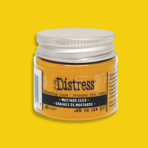 #24 Mustard Seed Distress Embossing Glaze | Tim Holtz