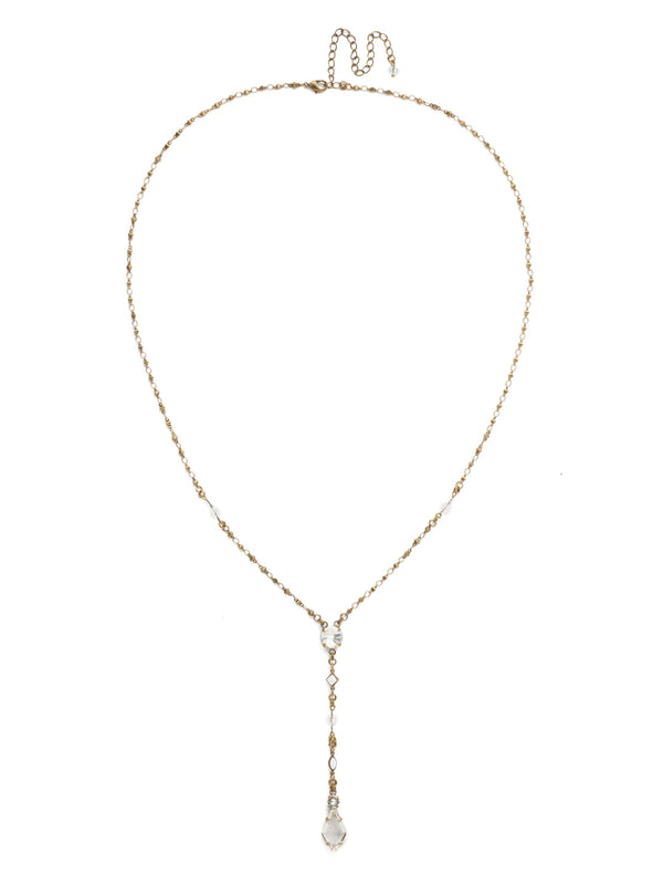 Collier pendentif Y en forme de losange royal