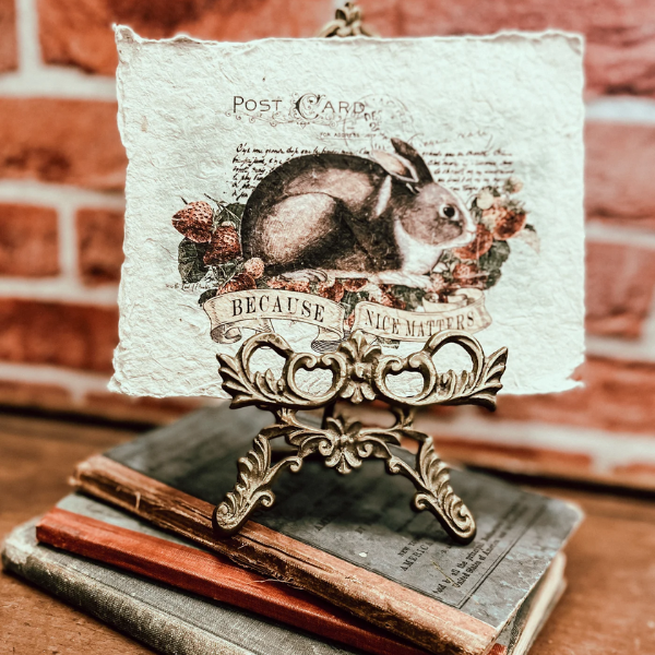 Mini Art Print on Handmade Paper {multiple designs}