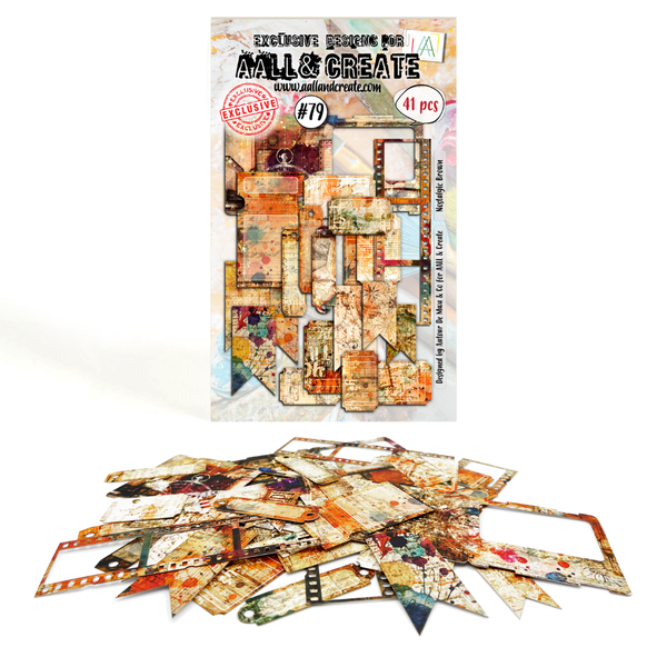 Nostalgic Brown Ephemera Die Cuts No. 079