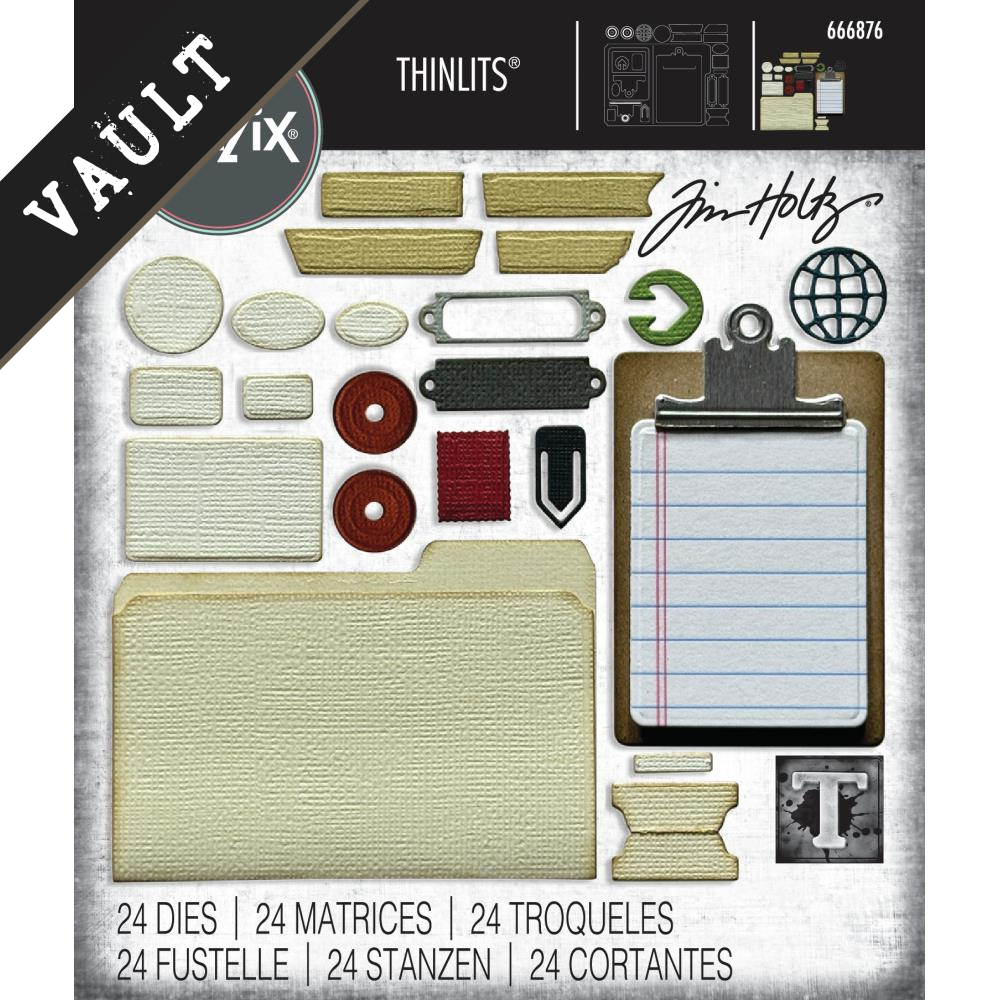 Noteworthy Die Set | Tim Holtz Vault Release No. 3