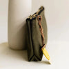 LUCY | SIGNATURE FATIGUE CANVAS ZIPPER POUCH