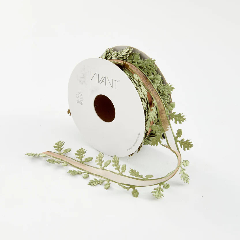Oak Moss Ribbon by the Yard