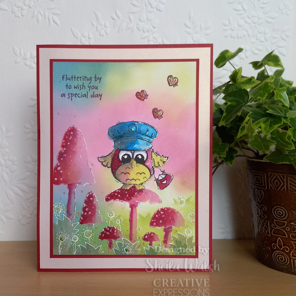Owl Post 6x8 Clear Stamp Set | Francoise Read