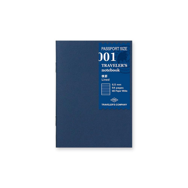 P01 Lined | Traveler's Notebook Passport Refill