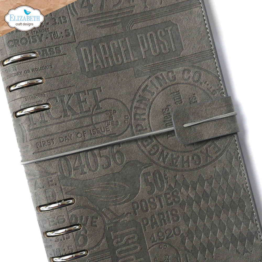 Parcel Post Taupe A5 Slim 6-Ring Planner