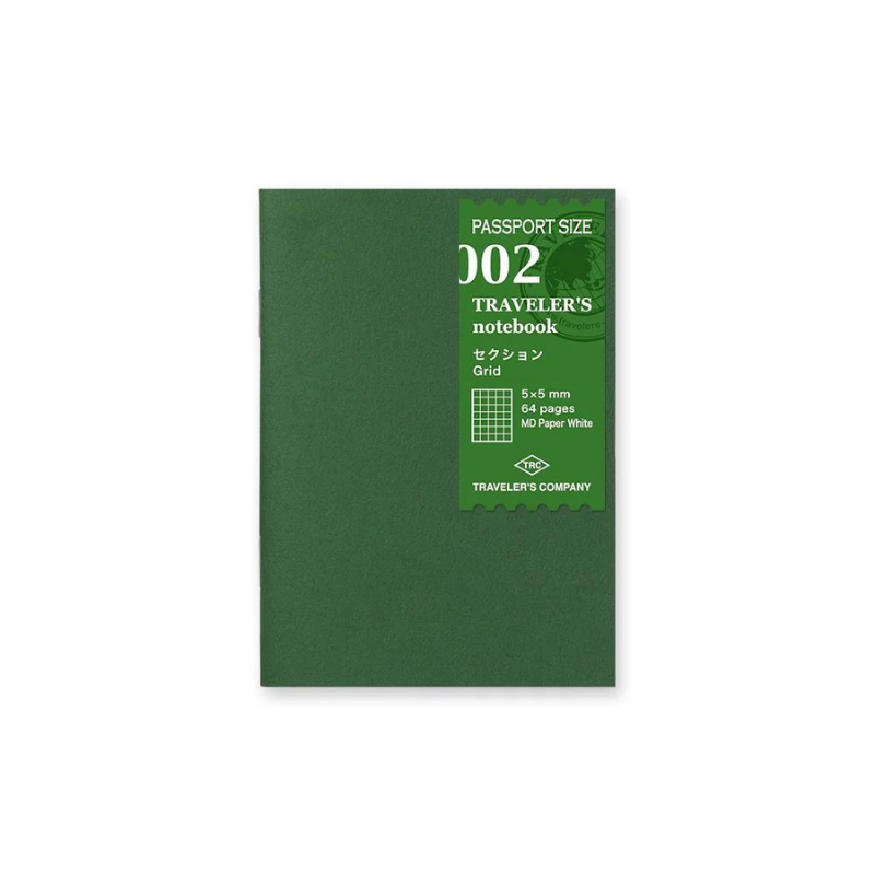 P02 Grid | Traveler's Notebook Passport Refill