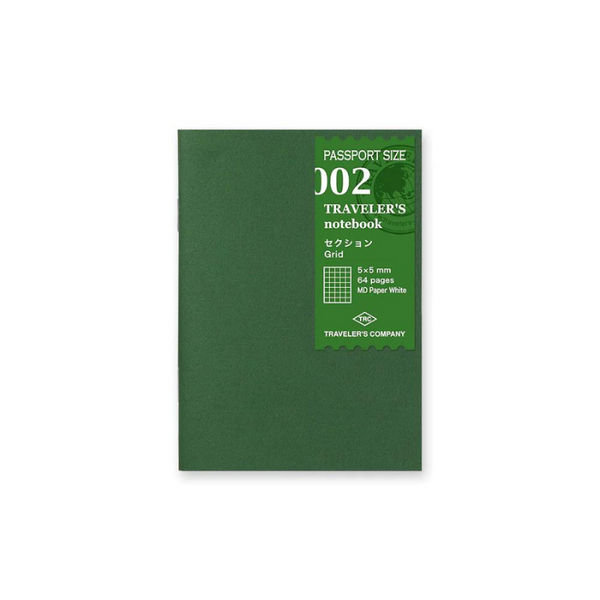 P02 Grid | Traveler's Notebook Passport Refill