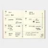 P07 Weekly Undated | Traveler's Notebook Passport Refill