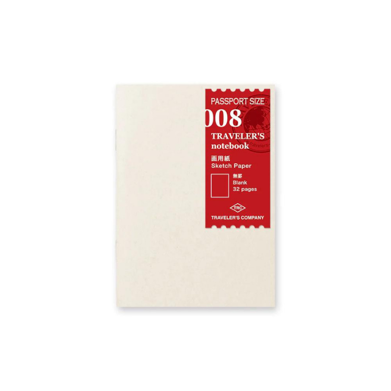 P08 Sketch | Traveler's Notebook Passport Refill
