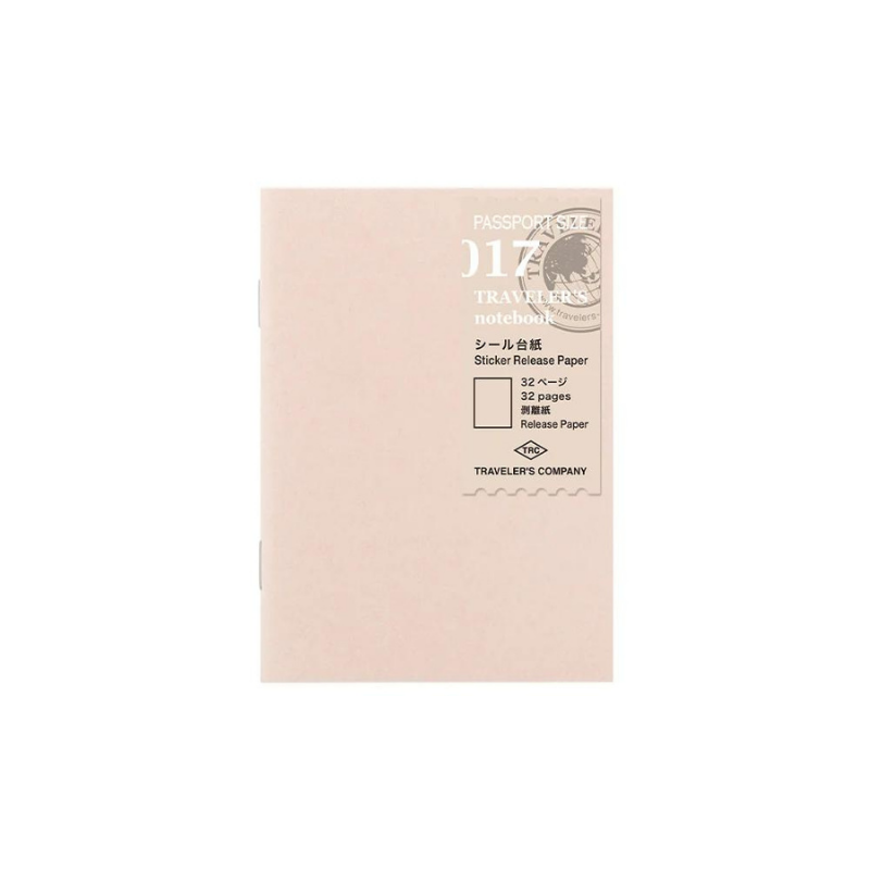 P17 Sticker Release Paper | Traveler's Notebook Passport Refill