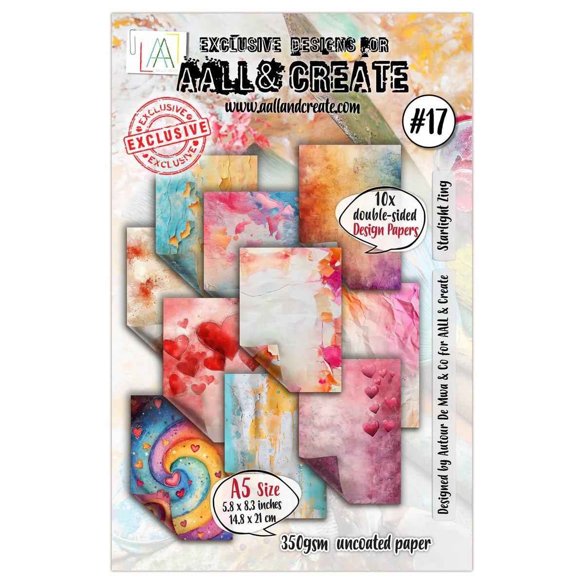 Starlight Zing A5 Design Paper No. 17