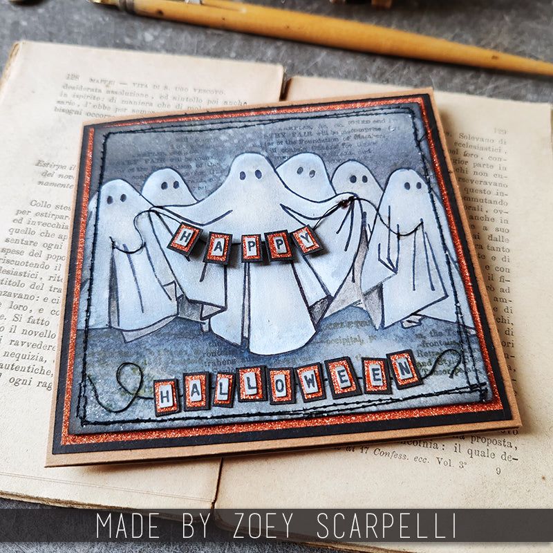 Spooky Spirits Cling Stamp Set {Halloween} | Tim Holtz