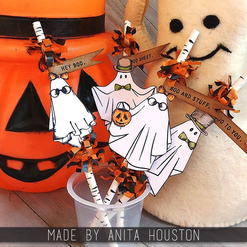 Spooky Spirits Cling Stamp Set {Halloween} | Tim Holtz