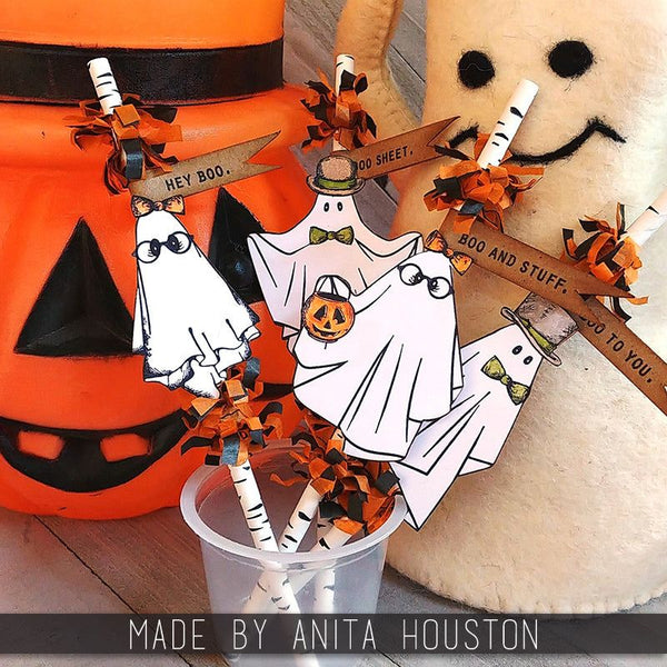 Spooky Spirits Cling Stamp Set {Halloween} | Tim Holtz