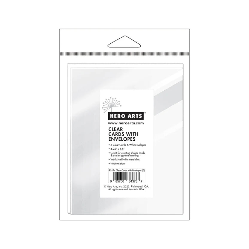 Acetate Cards w/ Envelopes 5pk