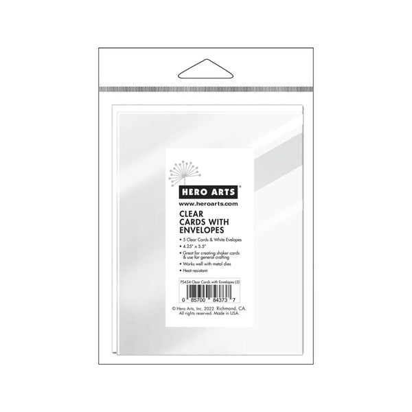 Acetate Cards w/ Envelopes 5pk