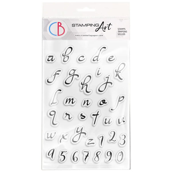 Moonlight Lowercase Alphabet Clear Stamp Set