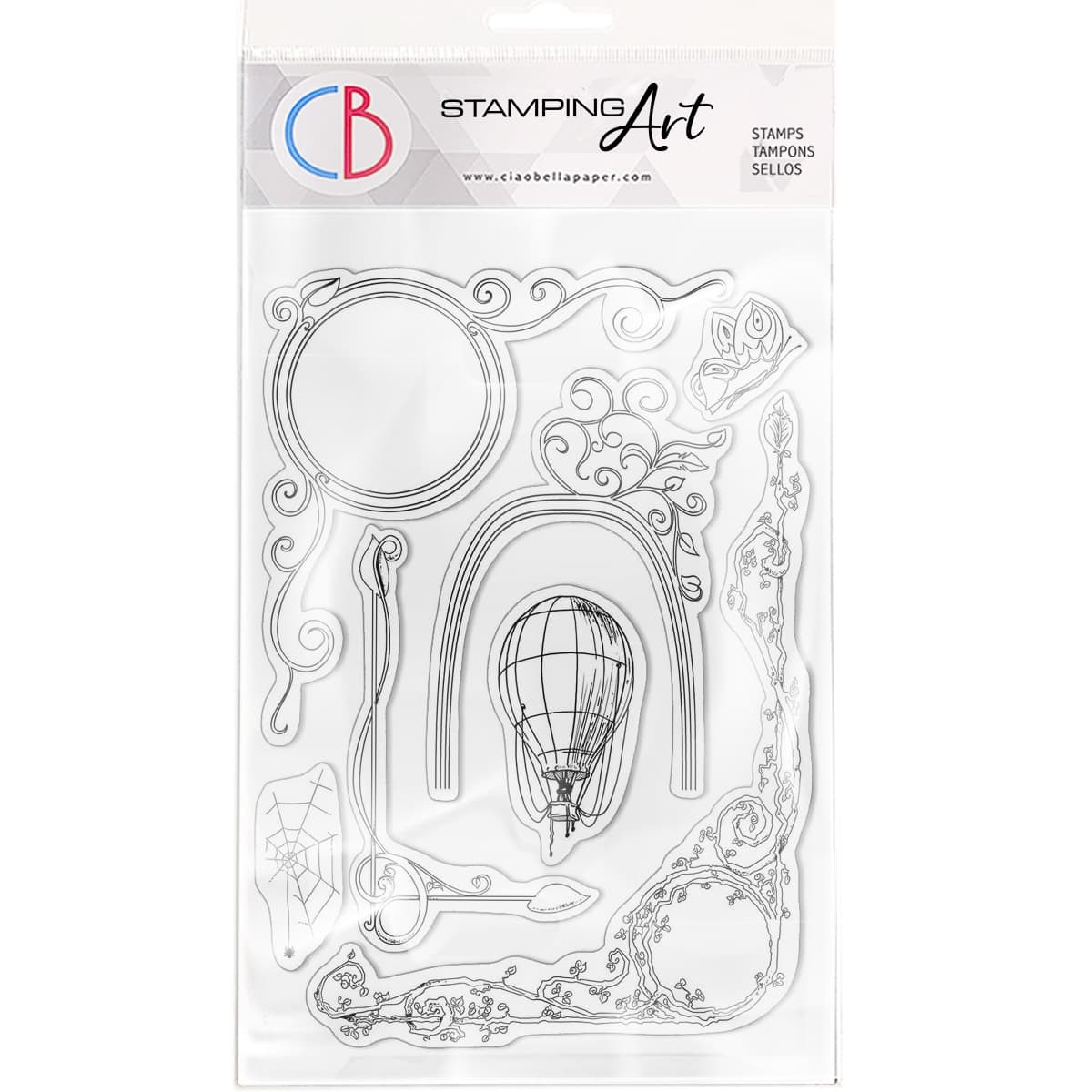 Aesop's Fables Frames 6x8 Clear Stamp Set