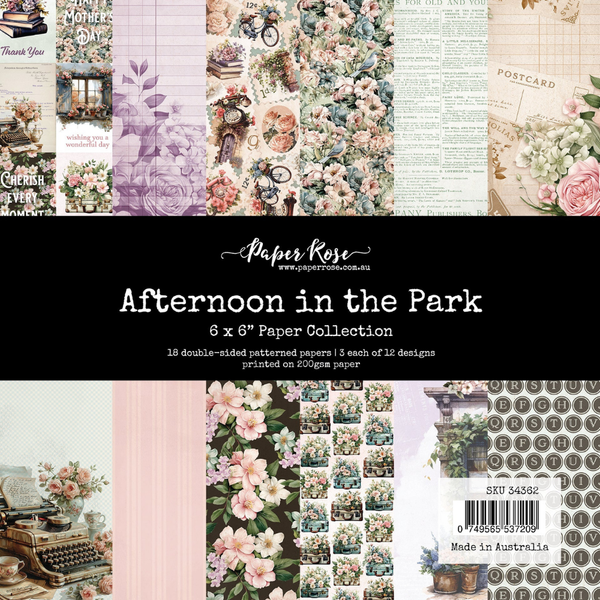 Afternoon in the Park Main 6x6 Paper Pack