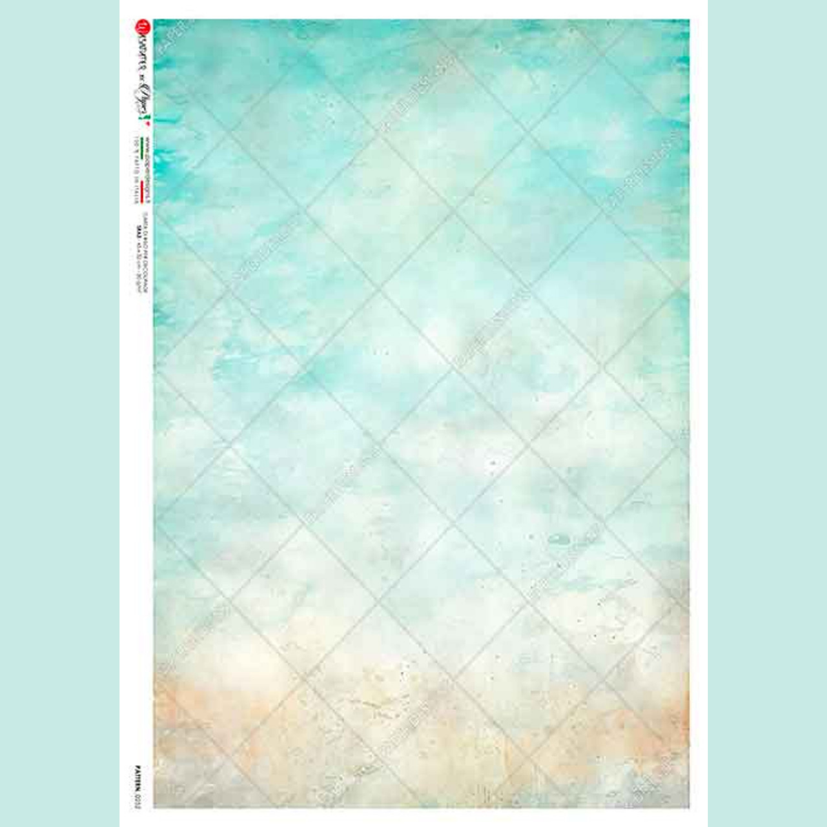 Muted Sky A4 Rice Paper