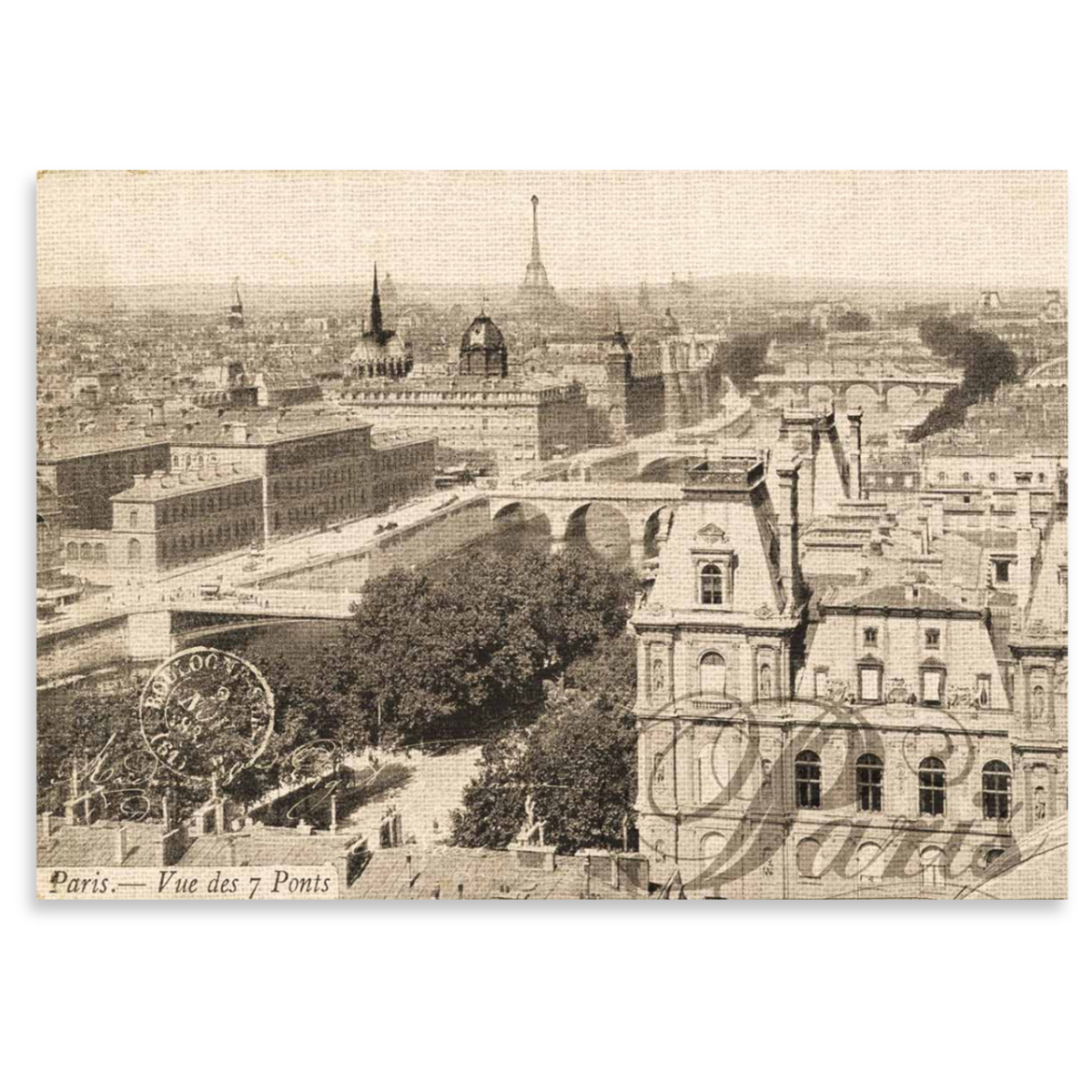 Paris Landscape A4 Decoupage Rice Paper