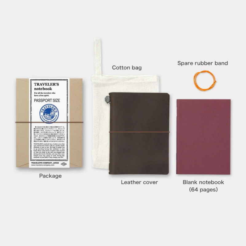 Brown Passport Traveler's Notebook
