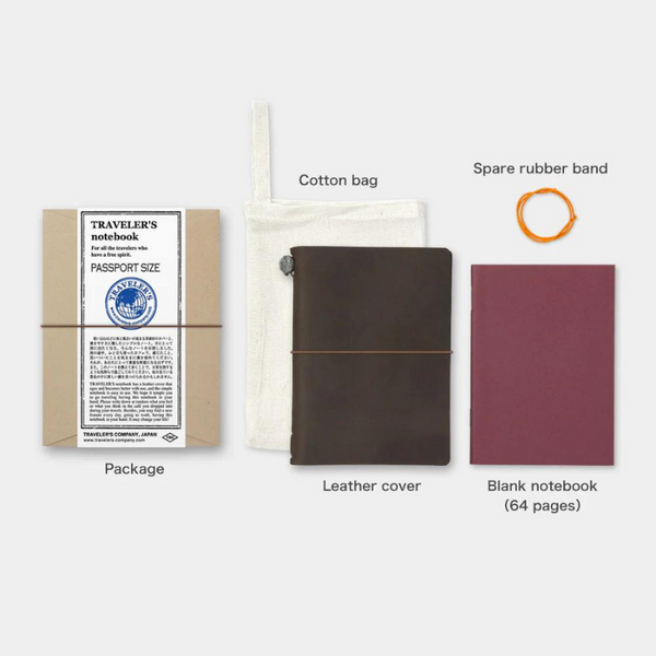 Traveler's Notebook | Passport Size | Brown