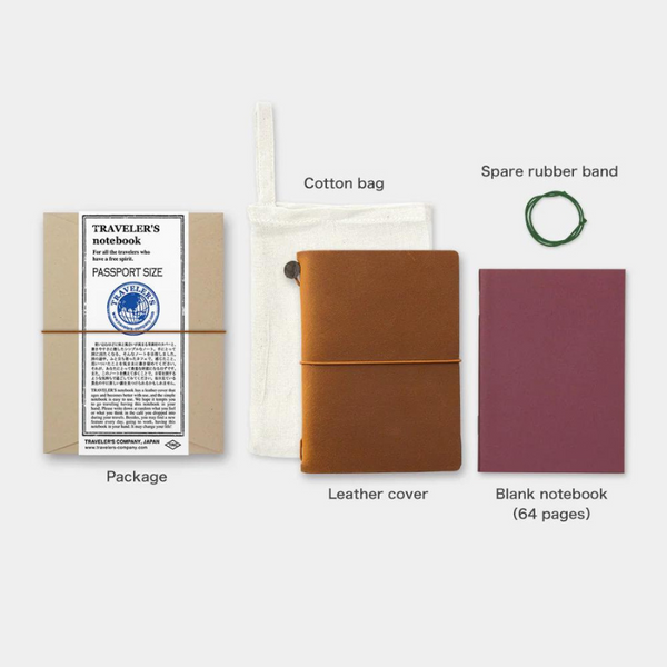 Traveler's Notebook | Passport Size | Camel