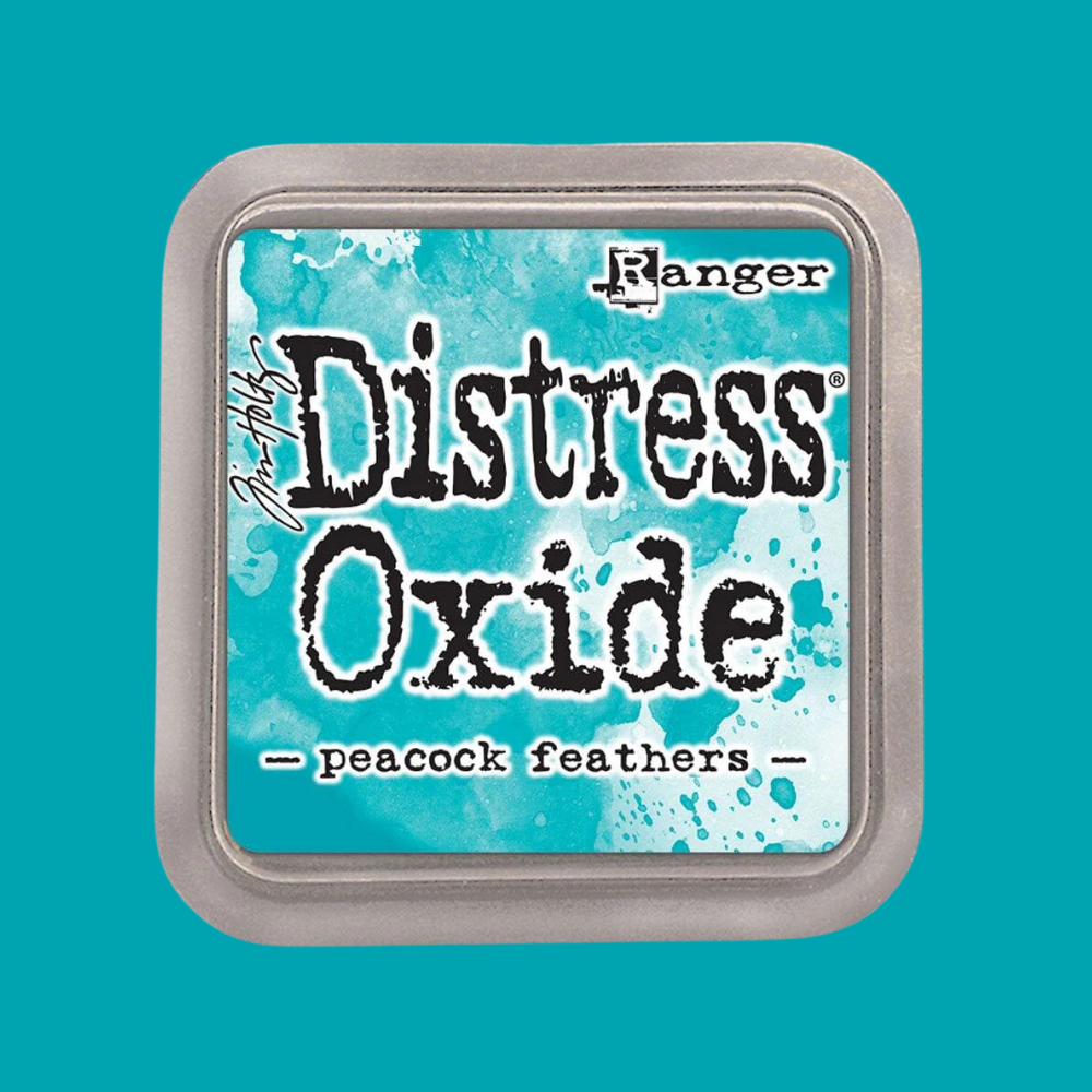 #38 Peacock Feathers Distress Oxide Pad