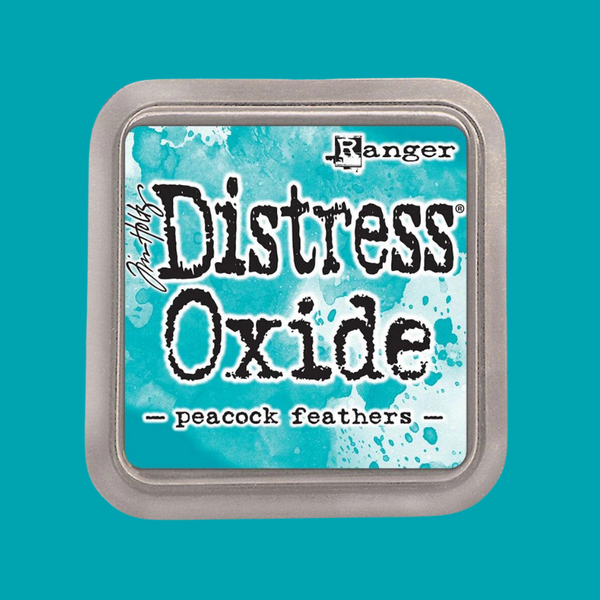 #38 Peacock Feathers Distress Oxide Pad