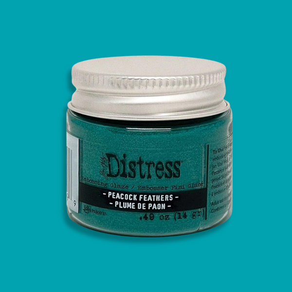 #38 Peacock Feathers Distress Embossing Glaze | Tim Holtz