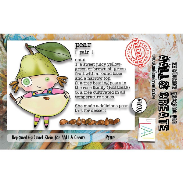 Pear A7 Clear Stamp Set No. 1026 {clearance}