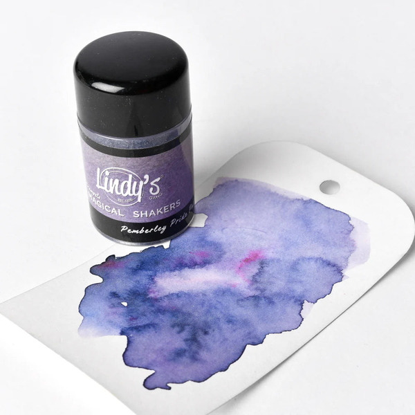 Pemberley Pride Purple - perfect periwinkle base + pearl shimmer (Lindy's Magical Shakers)