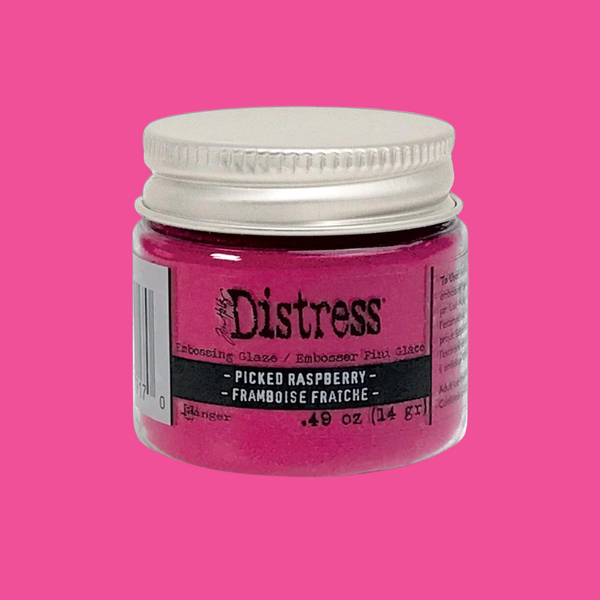 #03 Picked Raspberry Distress Embossing Glaze | Tim Holtz