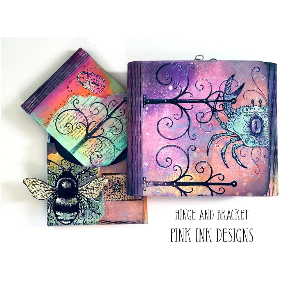 Clear Stamp Hinge & Bracket {clearance}
