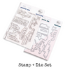 You Are My Rainbow Sentiments Stamp + Die Set