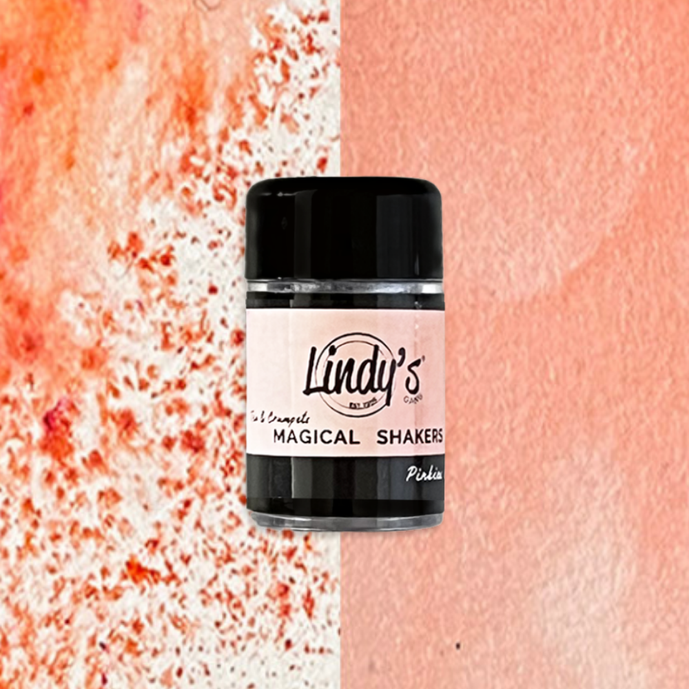 Pinkies Up Pink - soft peachy pink base + pink shimmer (Lindy's Magical Shakers)