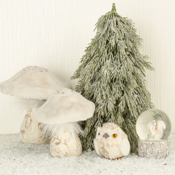 Tiges de champignons en dentelle de table en peluche {plusieurs tailles}